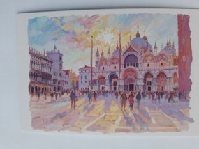 Grafika Keret Olaszország Velence 5