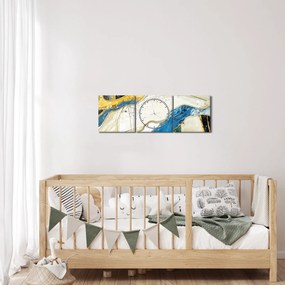Kép - Színes márvány (órával) (90x30 cm)