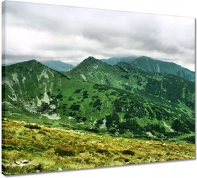 Vászonkép 50x40 Tátra Lengyel hegyek Kilátás