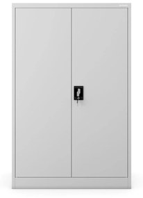 Fém iratszekrény KEVIN, 900 x 1400 x 400 mm, szürke