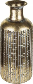 Fém Váza Arany Dombornyomott Díszített 45x19cm Palack 40 50 1 Virághoz