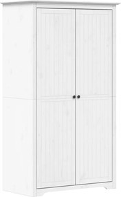 vidaXL BODO fehér tömör fenyőfa ruhásszekrény 99x53,5x173 cm