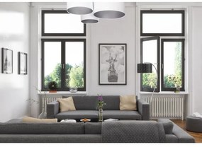 Mennyezeti lámpa SPACE 3xE27/60W/230V fehér/ezüst