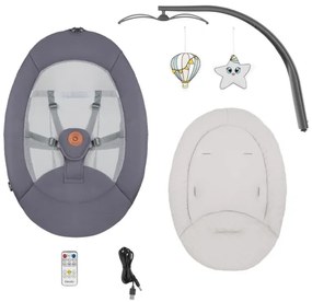 Lionelo - RINA babahinta dallammal, 4xAA, betonszürke + távirányító