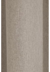 Barna függöny 135x245 cm Len Uni – Sehlbach