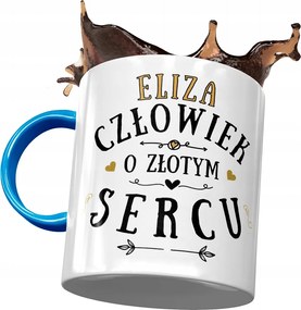 Kék Bögre Eliza Barátnőnek Ajándék Nyomtatott Fotóval