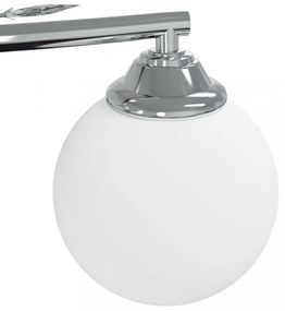 mennyezeti lámpa kerek üvegburákkal 4 db G9 LED-lámpához