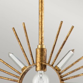 Gilded Nola Sun King GN-SUN-KING-P-G Függőlámpa 1x60 W/E27