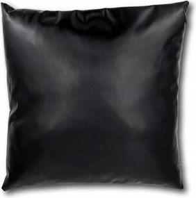 Párnahuzat Fekete Bőrszerű