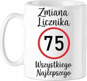 Bögre 75 Születésnapra Vicces Ajándék 75 éves Jubileum Számláló váltás