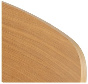 Kék-natúr színű étkezőszék szett 4 db-os Moe – Ixia