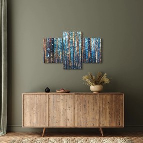 Kép - téli erdő (90x60 cm)