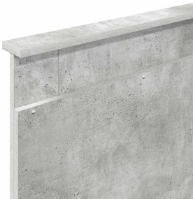 Fejtámla fejtámlával Beton Szürke 100 cm Faanyag
