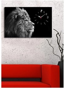 Lion dekoratív falióra, 45 x 70 cm