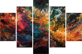 Kép - Színes absztrakció II. (150x105 cm)