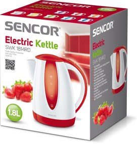 Sencor SWK 1814RD elektromos vízforraló pirosszínben