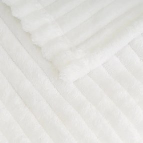 Fehér mikroplüss takaró 130x160 cm Fur Velvet – Casa Selección