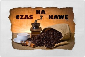 Poszterek 90x60 Kávé Itt a kávé ideje