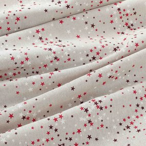 Goldea karácsonyi valencia 2 darabos reggeliző alátét - csillagok natúr alapon 30 x 40 cm