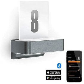 STEINEL 065713 - LED Házszám érzékelővel L820 LED/12,5W/230V IP44