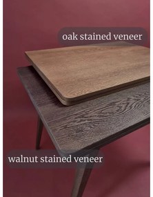 Bővíthető étkezőasztal kőrisfa dekoros asztallappal 65x90 cm Envelope – Ragaba