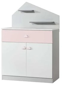 AYDER Komód gyerekeknek, Pink