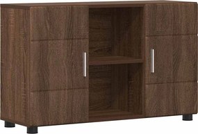 vidaXL Széf polcokkal FLORIN Barna Tölgy 88,5 x 30,5 x 55,5 cm Faanyag
