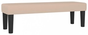 cappuccino műbőr pad 100 x 30 x 30 cm