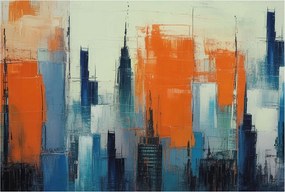 Fotótapéta Flizelina Nappali és Hálószoba Iroda Város absztrakt 104x70