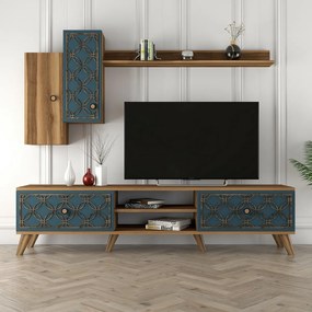 Classe Walnut and Chalcedony TV-fal