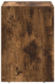 vidaXL Éjjeli asztal Füstölt tölgy 29.5 x 35 x 50 cm Faanyag