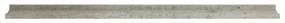 4 db betonszürke fali polc 115 x 9 x 3 cm