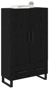 Magasfiú fiókkal Fekete tölgy 69,5 x 30 x 115 cm Faanyag