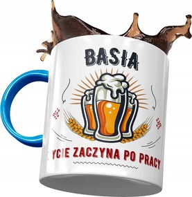 Kék Bögre Basi Barátnő Feleség Ajándék Nyomtatott Fotóval