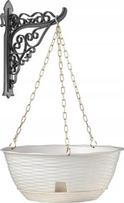 Bama Függő virágcserép Paglia, fehér