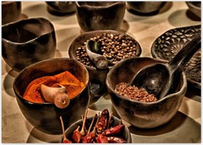 Poszterek 70x50 A világ fűszerei