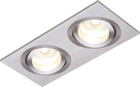 Endon TETRA 52404 Beépíthető spotlámpa 2x50W/GU10 IP20