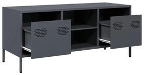 antracit hidegen hengerelt acél TV-szekrény 101,5x39x43,5 cm