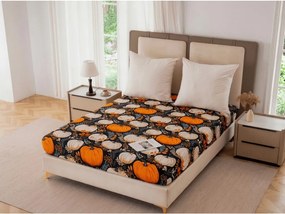 Mikroszálas gumis lepedő MAGIC PUMPKIN színes 180x200 cm