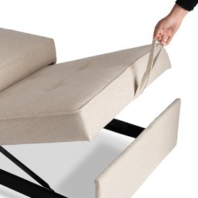 Dönthető, alvófunkciós fotel iberis 80 cm bézs, fotel