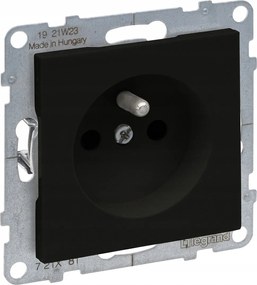 2P+Z aljzat 16 A 250 V~ leszorítók, Fekete Suno