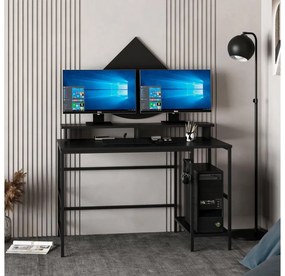 PC asztal Grana (fekete). 1088568