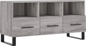 vidaXL szürke sonoma színű szerelt fa TV-szekrény 102 x 36 x 50 cm
