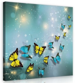 Vászonkép, Pillangók, 100x75 cm méretben