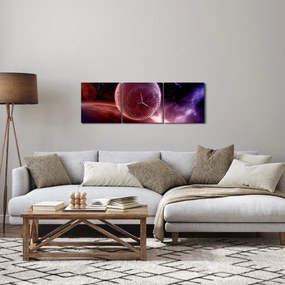 Kép - bolygó (órával) (90x30 cm)
