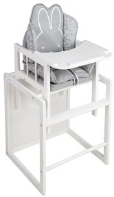 Szürke etetőszék huzat Miffy – Roba