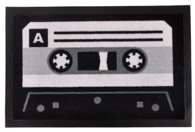 Cassette fekete lábtörlő, 40 x 60 cm - Hanse Home