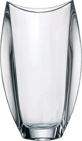 Bohemia Orbit Üveg Virág Váza 30,5 cm Modern Dekorációs Flakon