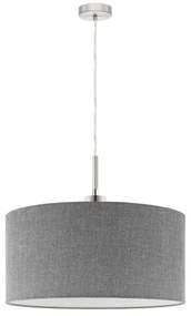 Eglo - LED Csillár zsinóron TUNJA 1xE27/60W/230V szürke