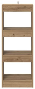 Könyvespolc kézműves tölgy 40 x 30 x 103 cm Faanyag